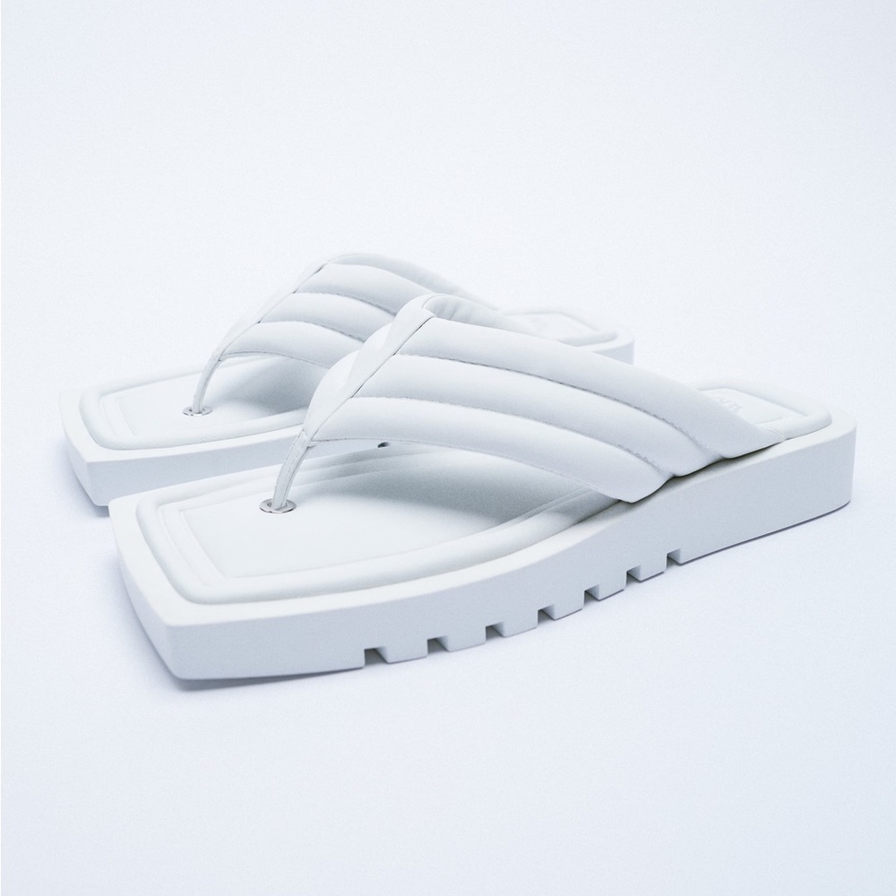 ZARA QUILTED SLIDES